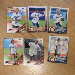 Topps First Pitch Baseball Card Set - Blue and Red Accents